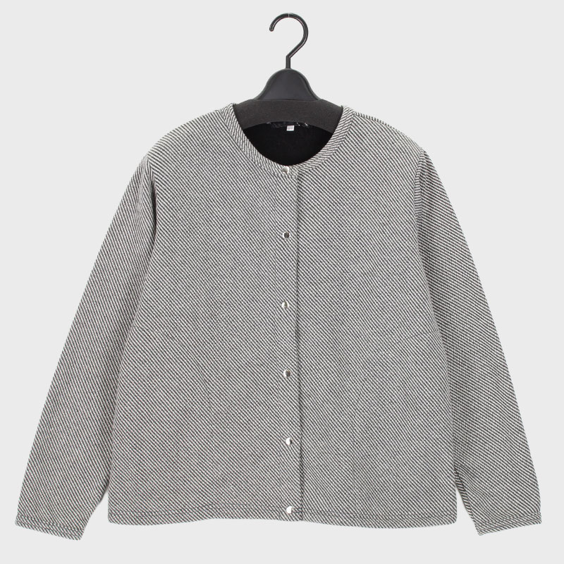 婦人裏起毛カーディガン(スナップボタン)