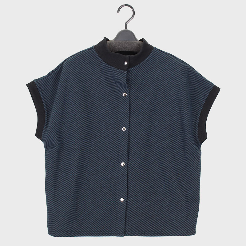 婦人裏起毛ベスト(スナップボタン)