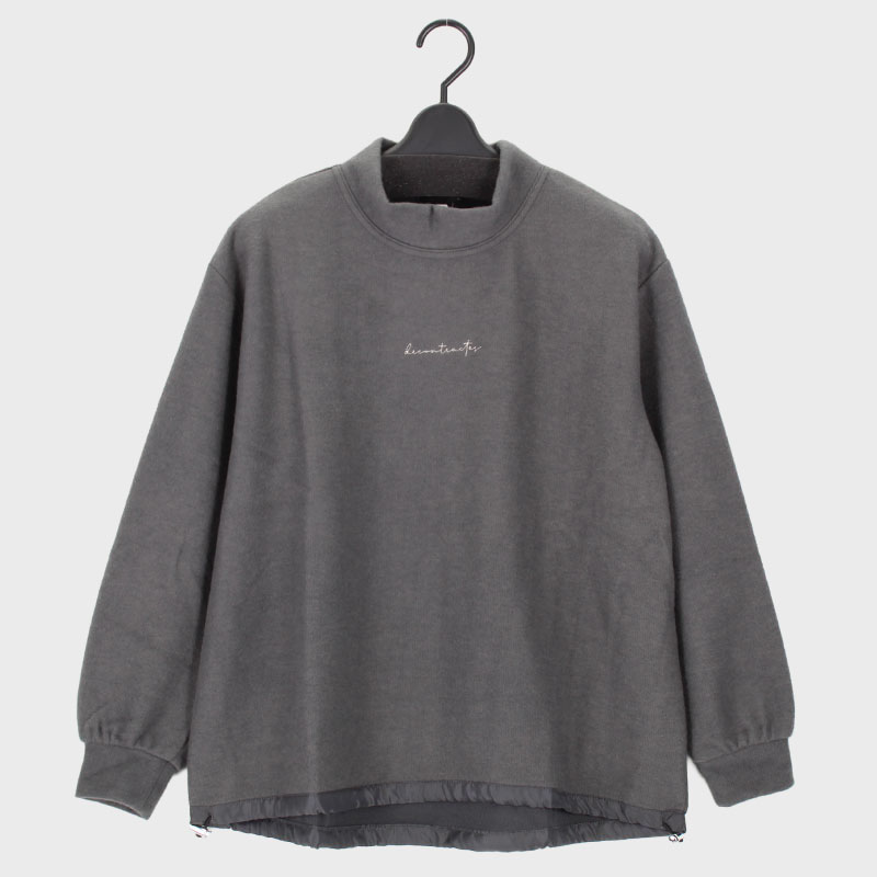 婦人HN表起毛デザインカットソー