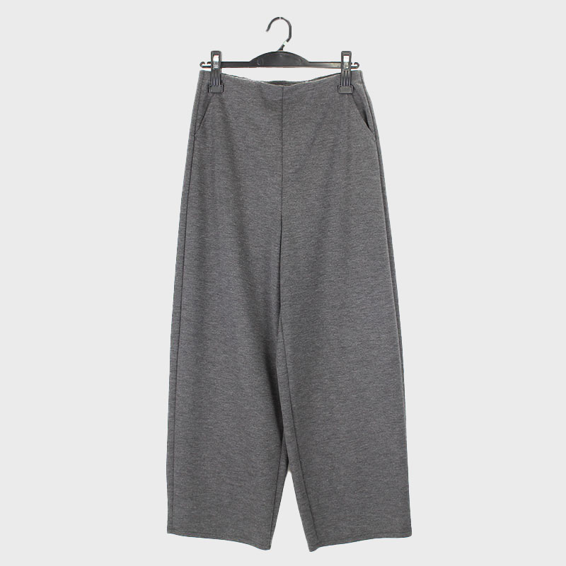 婦人ダンボールニットワイドバレルパンツ