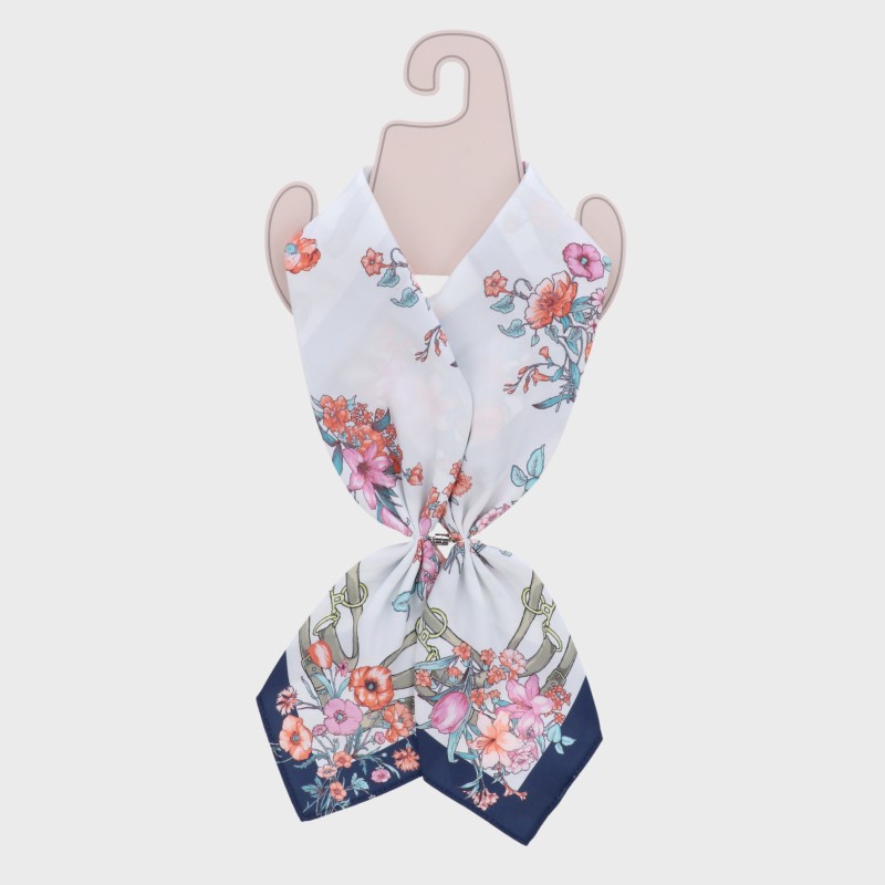 マグネット付きツイルスカーフ(ボタニカルベルト柄)