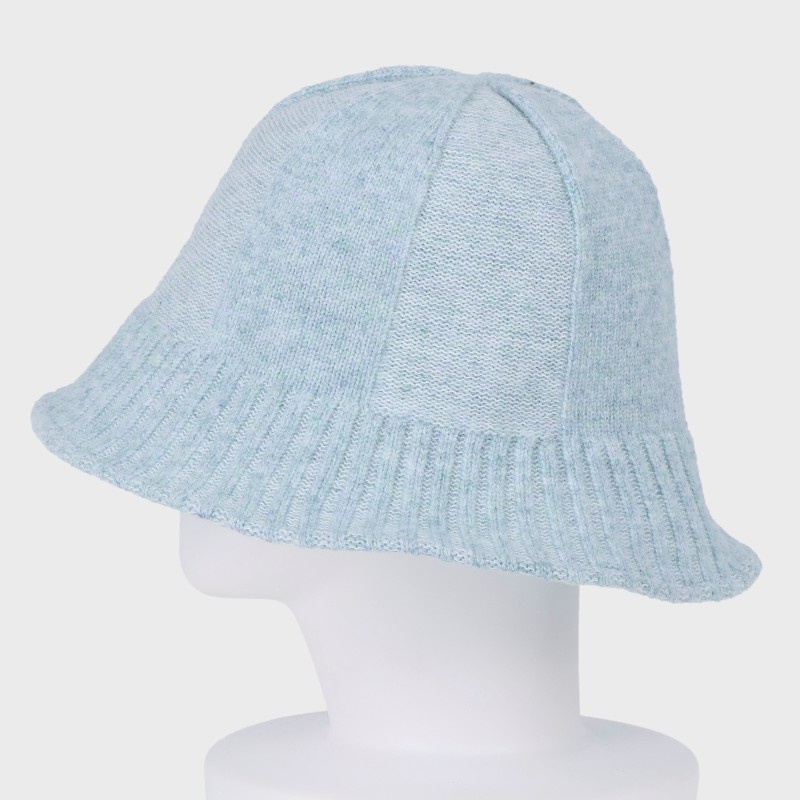 やわらかカラーのメランジサーモハット/再生繊維使用SDGs