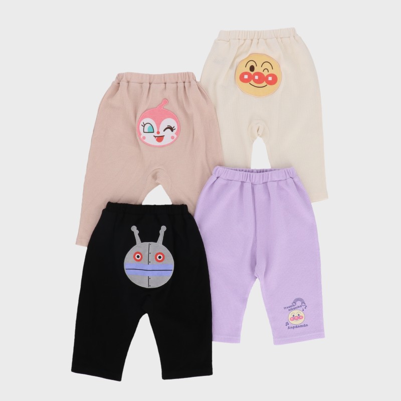 アンパン裏毛7分丈パンツ4柄