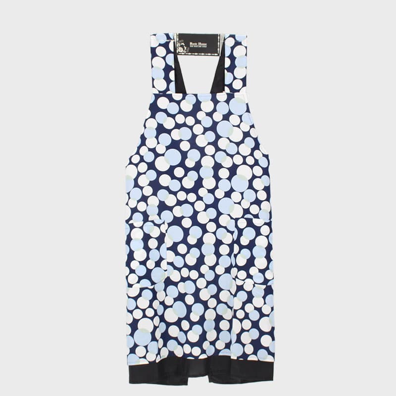 婦人リバーシブルエプロン(ドット柄)