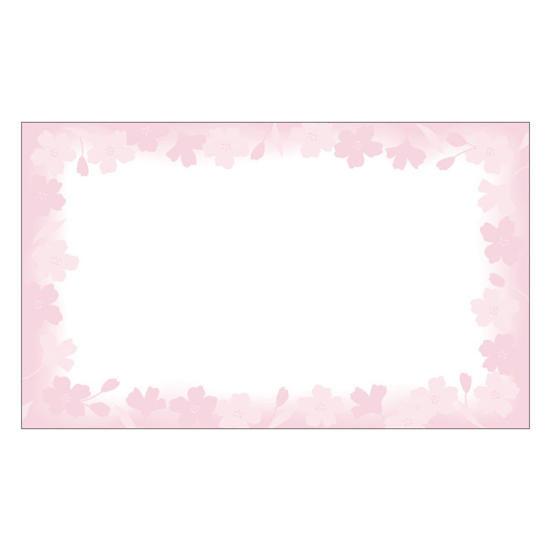 ショーカード「花枠」《WEB》