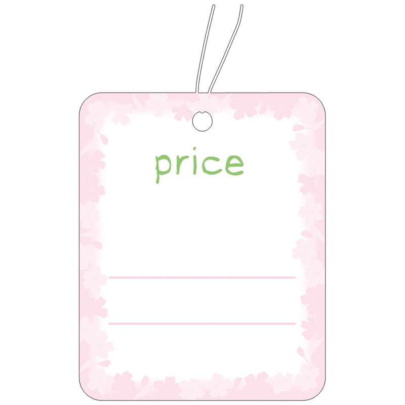 提札 角丸四角型 花枠《WEB》