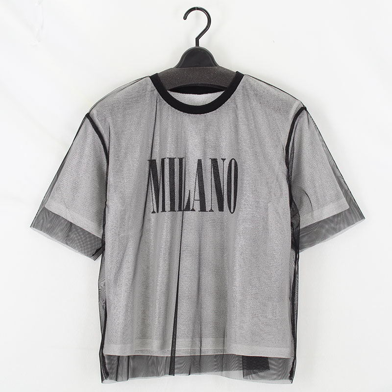 婦人シアーラメ入りTシャツ