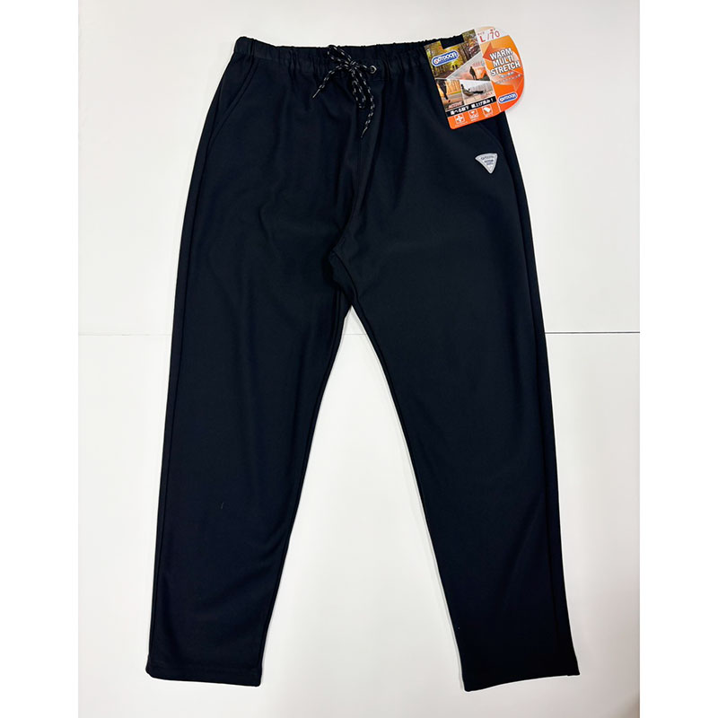 紳士『OUTDOOR』ニット裏フリースイージーパンツ(股下70p)《WEB》