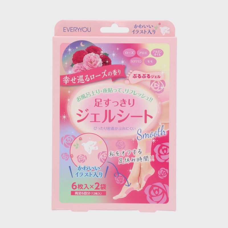 足すっきりジェルシート/6枚入り×2袋
