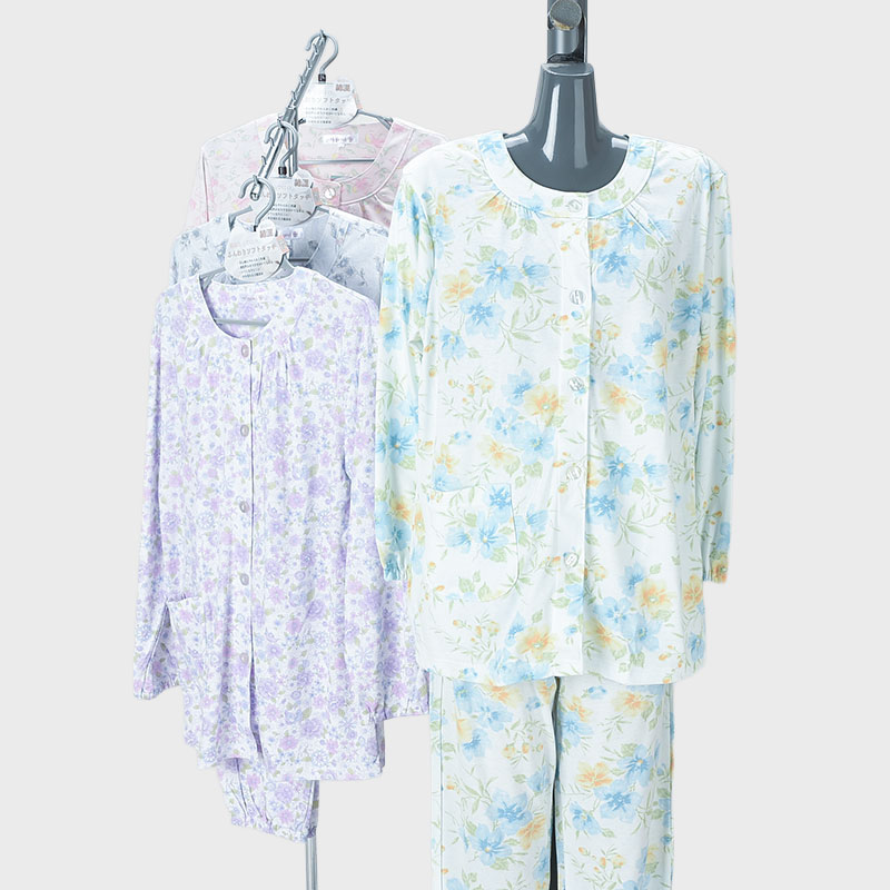 婦人スムースヨークパジャマ