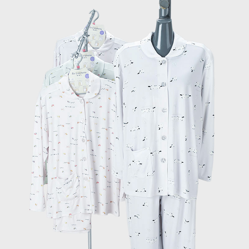 婦人ミルクシルクパジャマ