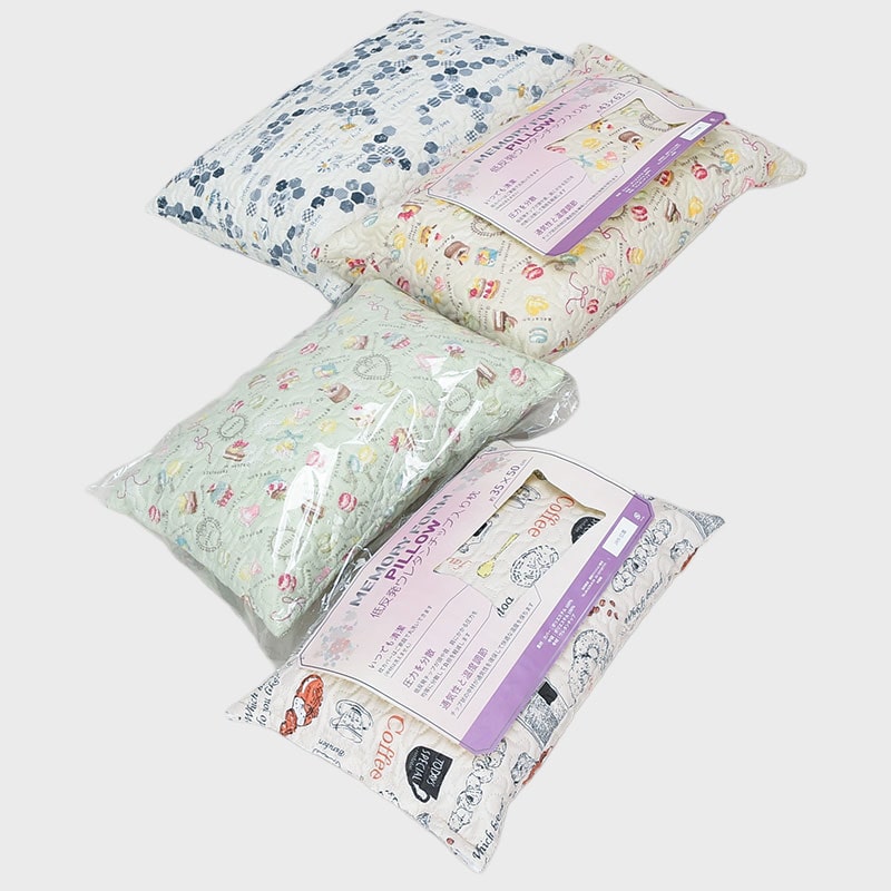 低反発チップ枕 水洗い風 35×50cm