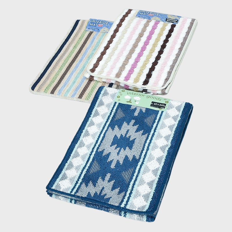 柄込み超ロングキッチンマット