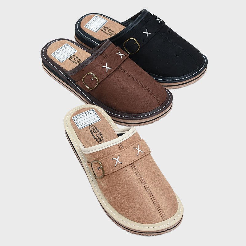 婦人スエードサボサンダル