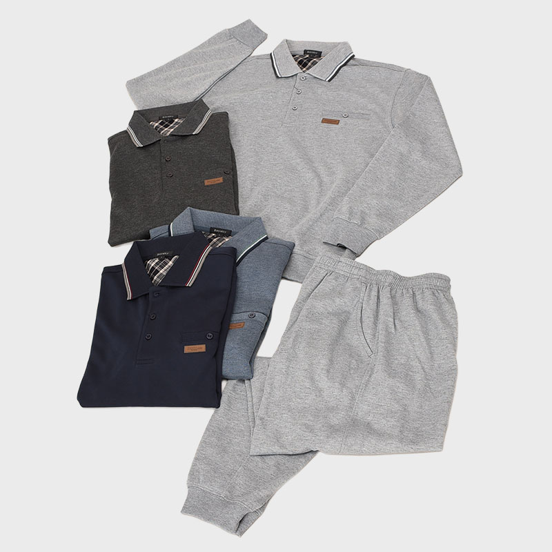 紳士ダンボール無地ポロスーツ