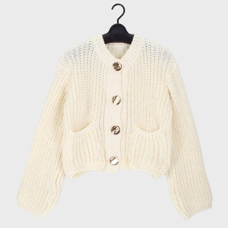 婦人ニットカーディガン(ボタン)