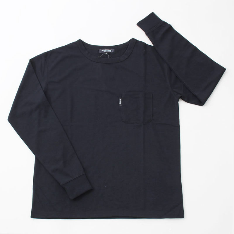 紳士長袖ポケット付きTシャツ『DUNLOP』