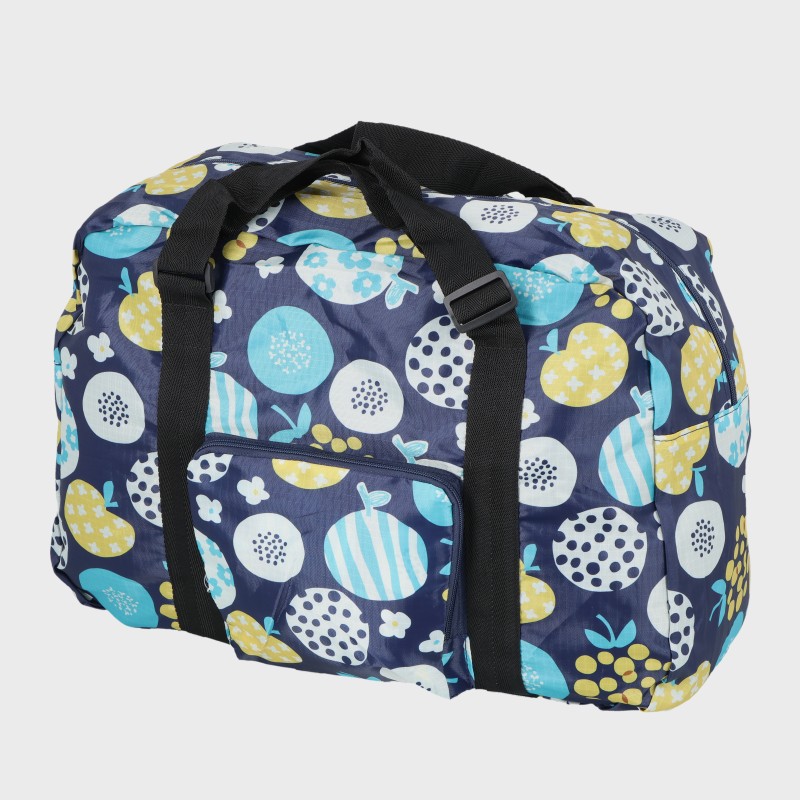 婦人フルーツ柄ボストンバッグ