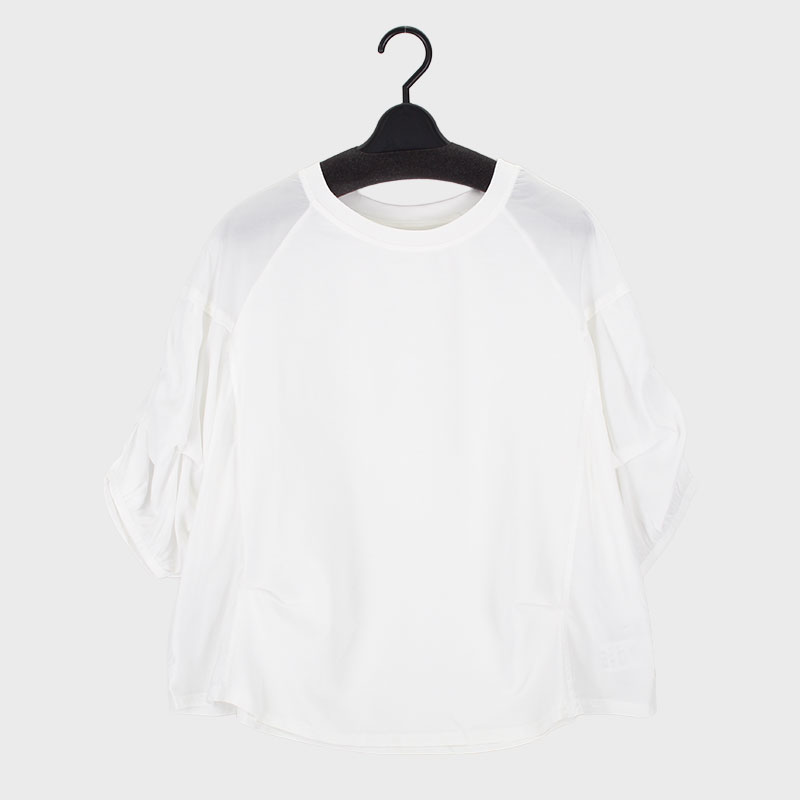 婦人『COCON』ギャザーTシャツ