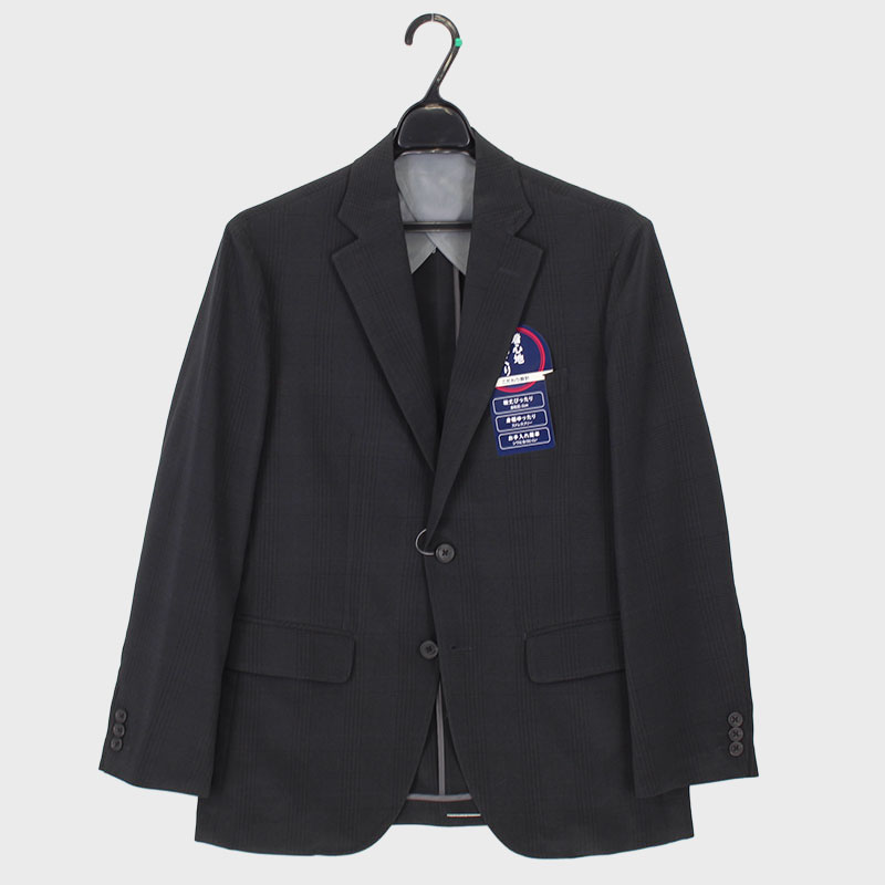 紳士テーラードサッカーグレンチェックジャケット『着心地しっくり』