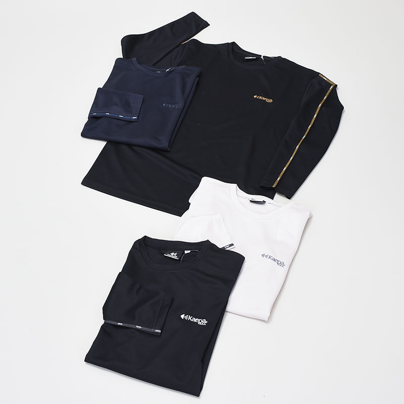 紳士長袖ブランドクルーTシャツ