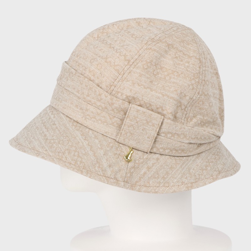 『一級遮光』ねこチャーム付キャスハット/UVケア・サイズ調節可