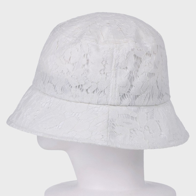 レースバケットハット/吸水速乾・抗菌・UVケア・サイズ調節可能