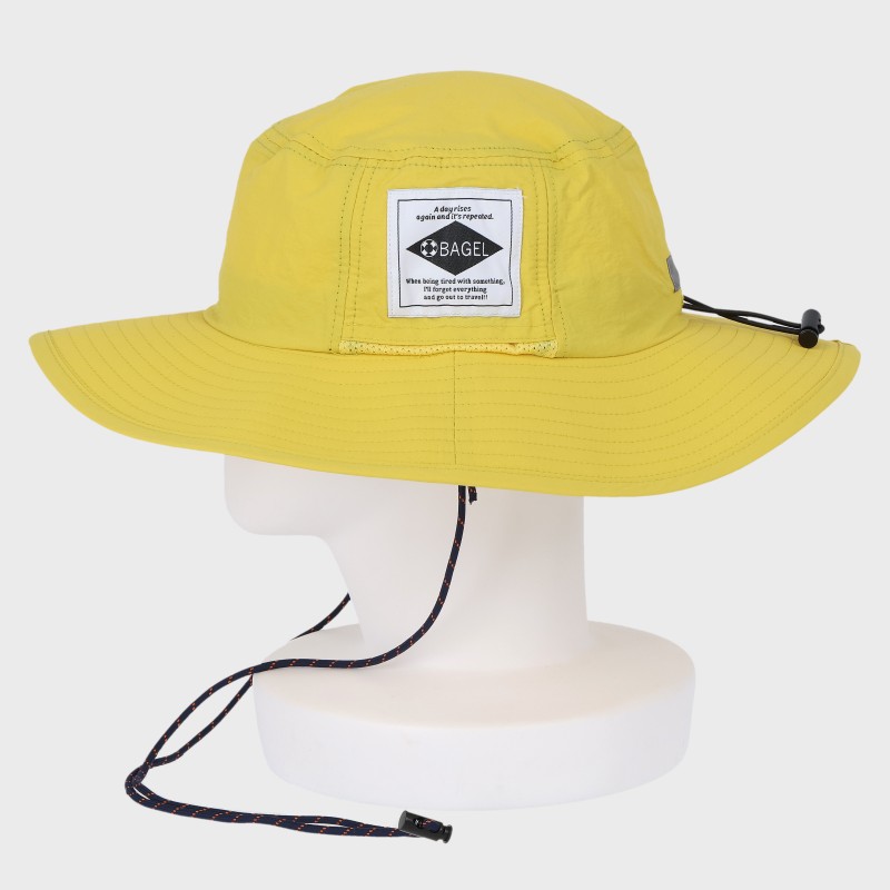 はっ水加工アドベンチャーハット/あご紐付き・サイズ調節可・男女兼用