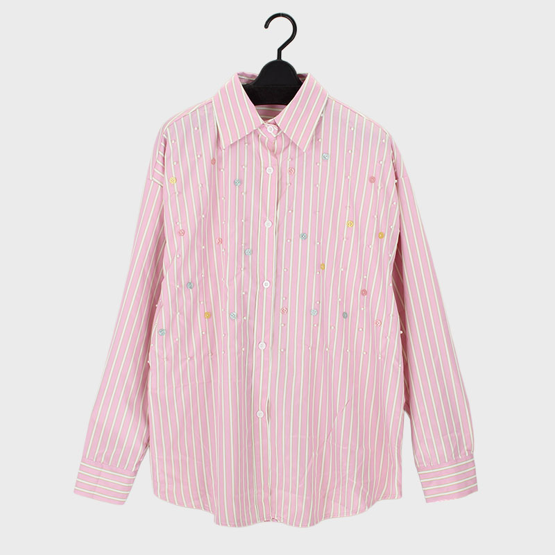 婦人ストライプシャツ