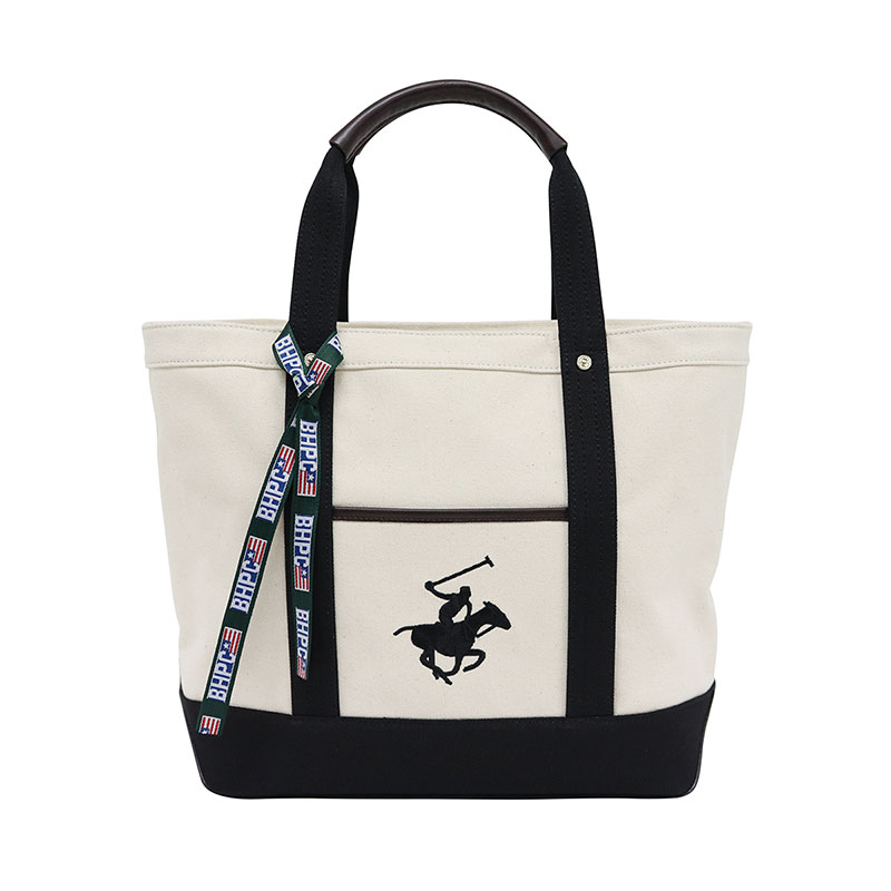 婦人『BEVERLY HILLS POLO CLUB』キャンバストートバッグL