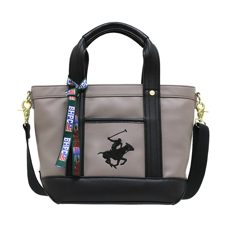 婦人『BEVERLY HILLS POLO CLUB』フェイクレザートートバッグSS
