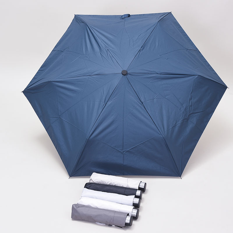 晴雨兼用裏ブラック50cm折傘(無地)