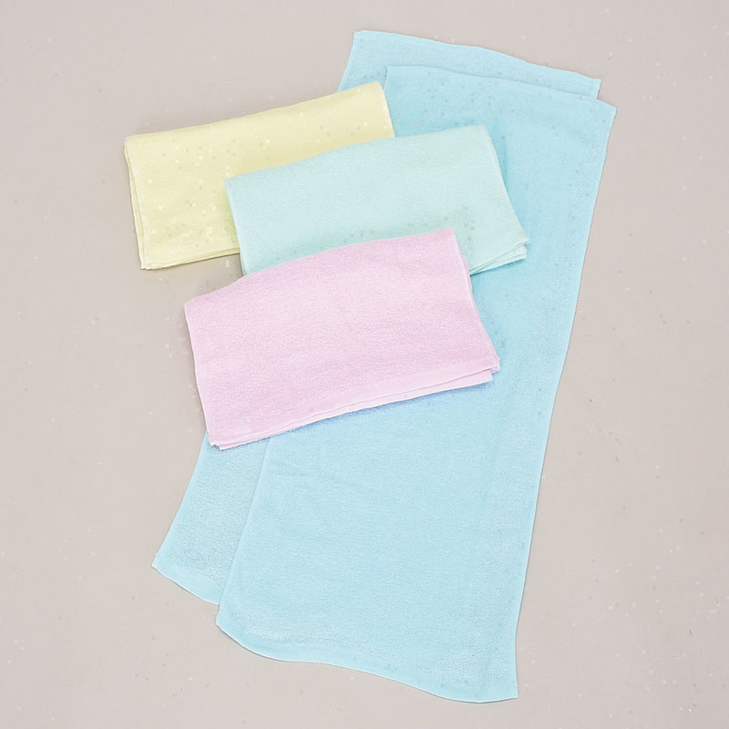 特価200匁パステルカラーフェイスタオル