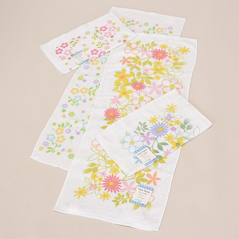 特価プリントフェイスタオル