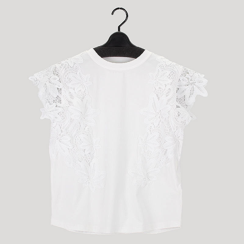 婦人レースTシャツ
