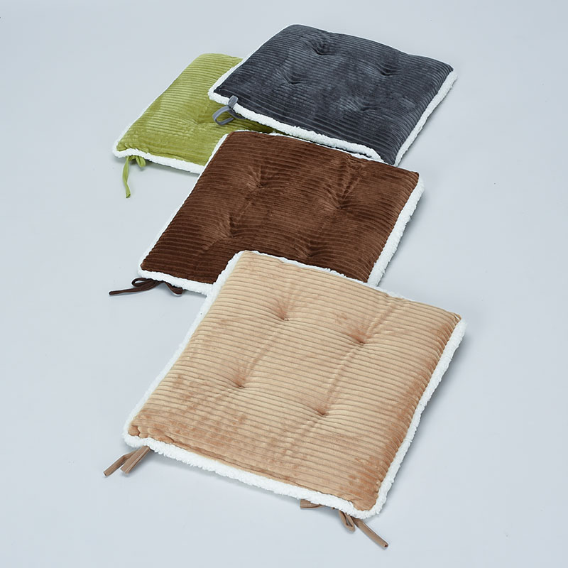 コーデュロイシートクッション