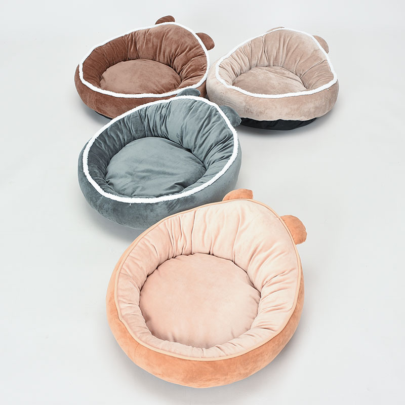 短毛耳付きペットソファ