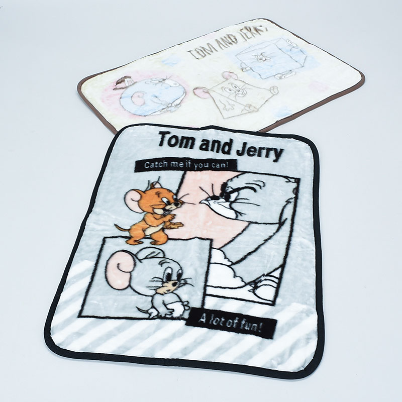 トムとジェリーひざ掛け