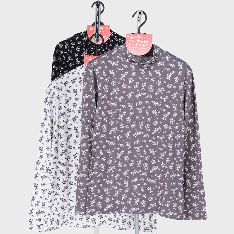 婦人やわらかタッチプリントTシャツ