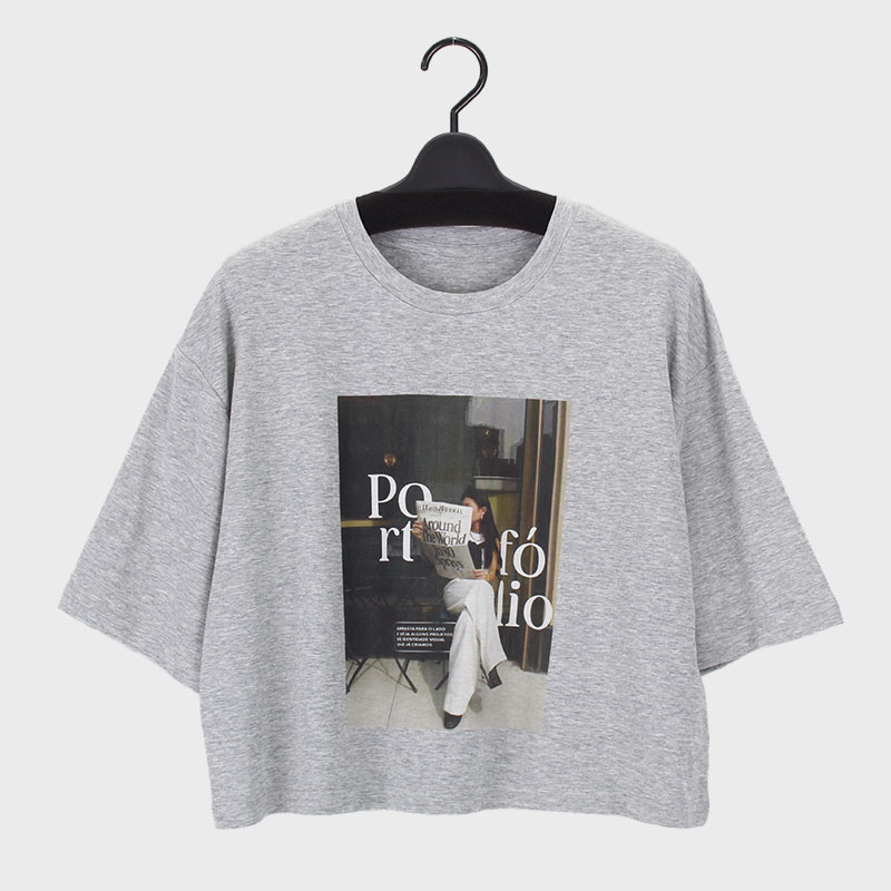 婦人プリントTシャツ