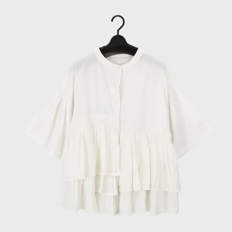 婦人『VERITE』切替アシメシャツ