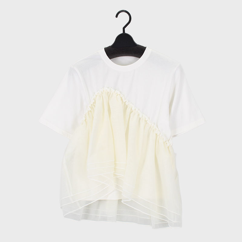 婦人『VERITE』チュールTシャツ