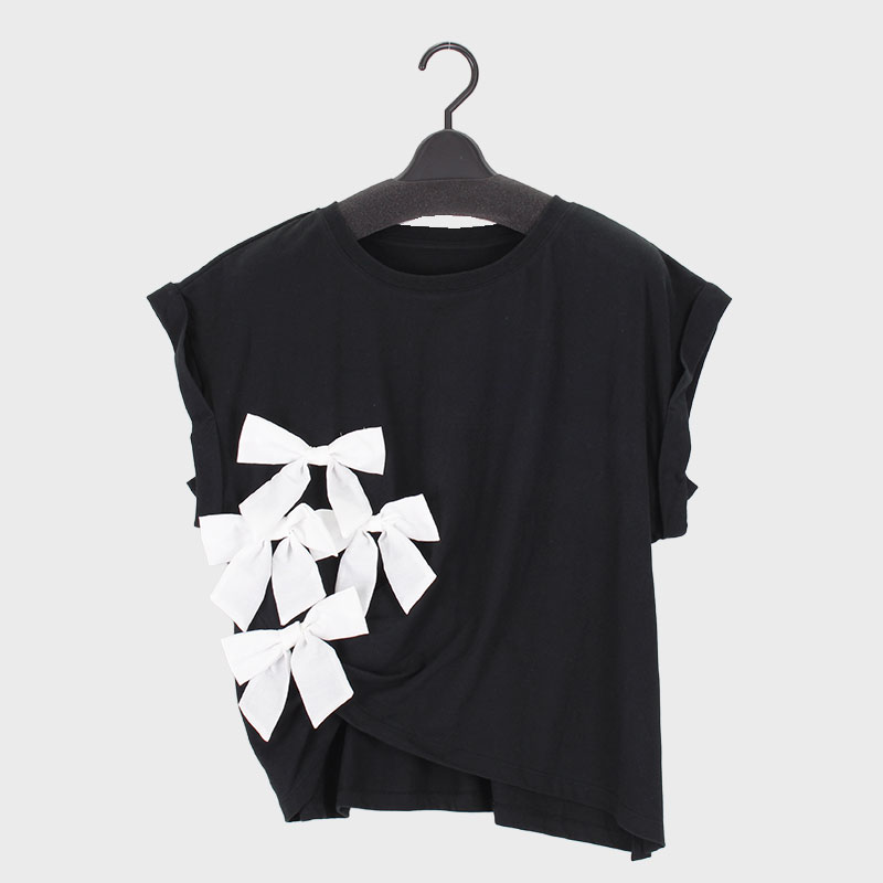 婦人『「VERITE」』サイドリボンTシャツ