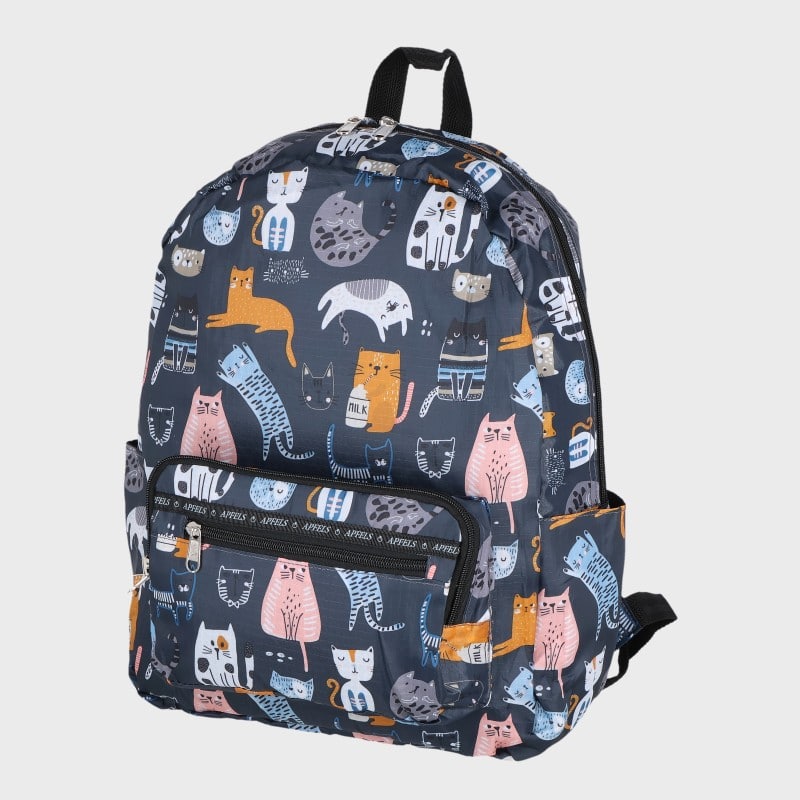 婦人ネコ柄リュック