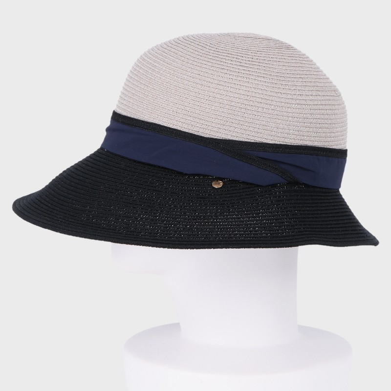 『洗えるブレードハット』チャーム付きフェミニンオブザーハット/サイズ調節可・抗菌防臭・吸水速乾