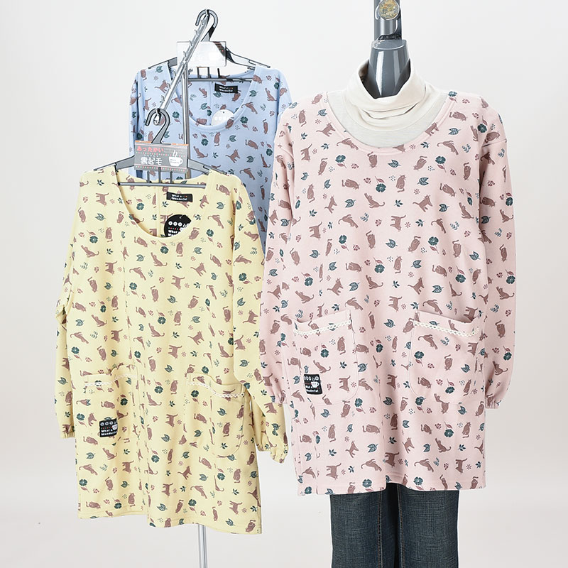 ニット裏シャギーカッポー