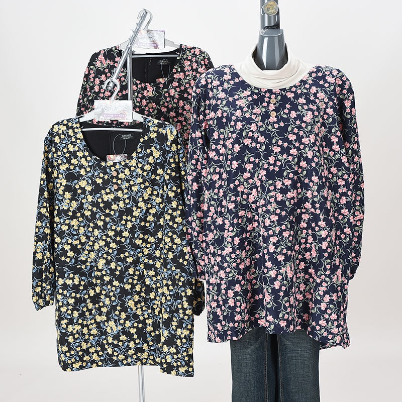 合繊プリント裏フリースカッポー