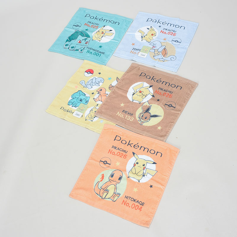 新柄ポケモンハンドタオル