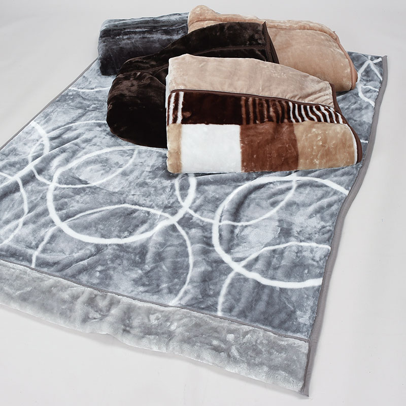 衿付き2枚合わせマイヤー毛布S 1.8kg