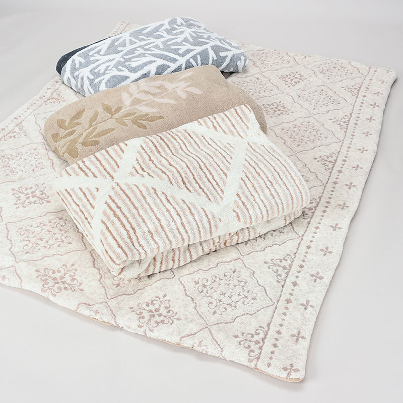 ジャカードシープボア掛け布団S 丸巻き